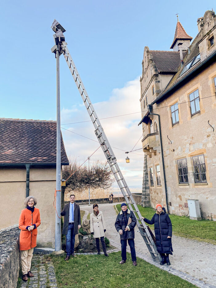 Treffen mit Jonas Glüsenkamp auf der Altenburg zur Vorbereitung auf die "Orange Days".